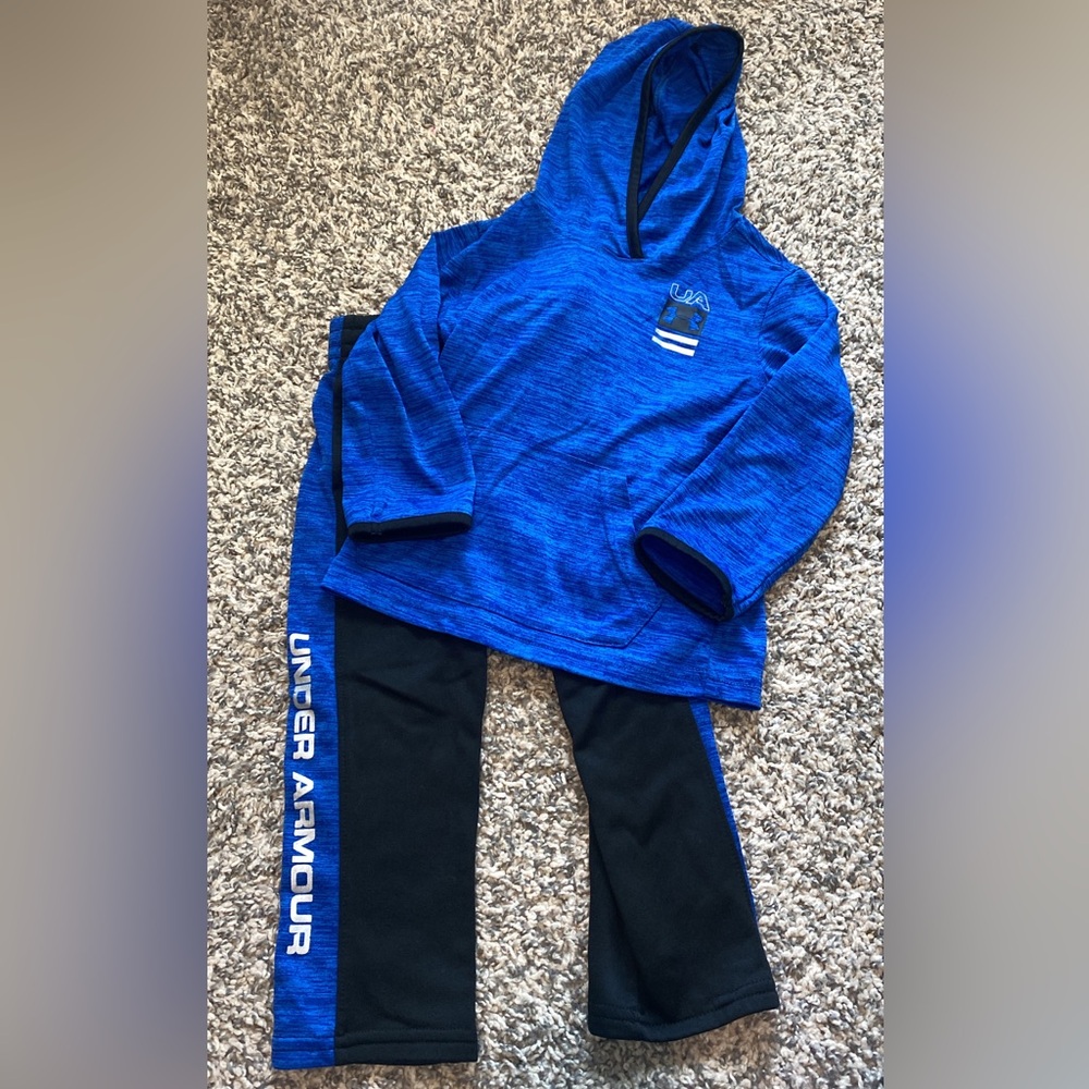 Under Armour Royal Blue Pullover with Quarter-Zip
